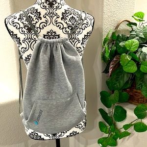 Jazzercise sack pack backpack lightweight sweatshirt material